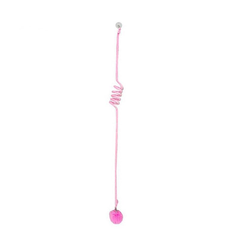 Kitten Spring Cat Toy Stick With Bell - BUNNY BAZAR