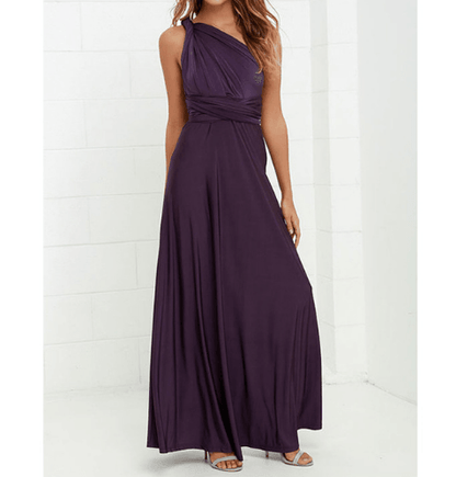 Women Bandage Convertible Boho Maxi Dress - BUNNY BAZAR