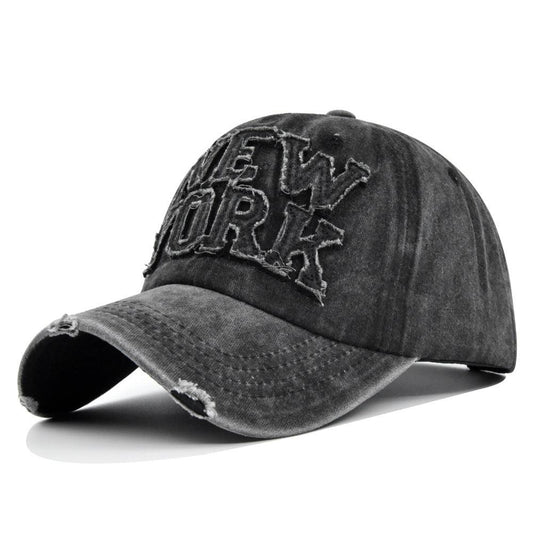 Peaked Cap Sun Hat Letter Curved Brim Hat - BUNNY BAZAR