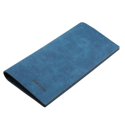 Men's Wallet Long Retro Thin Frosted Soft - BUNNY BAZAR