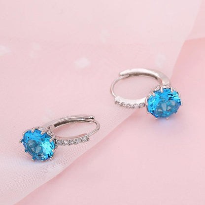 Zircon Earrings Japan And South Korea Simple Temperament Earrings Women - BUNNY BAZAR