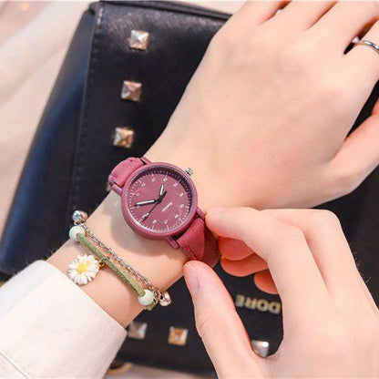 Korean Version Of The Simple Temperament Ins Wind Girl Middle School Student Girl Small Fresh Antique Forest Ladies Antique Watch - BUNNY BAZAR