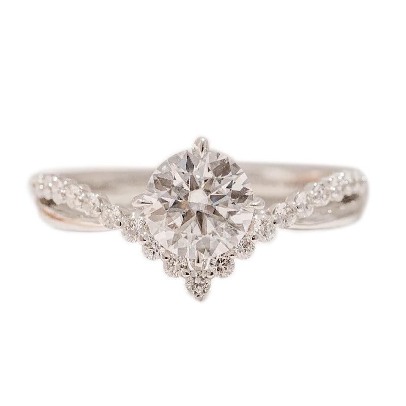 Simulation Diamond Ring is Perfect For a Romantic Proposal, Wedding - BUNNY BAZAR