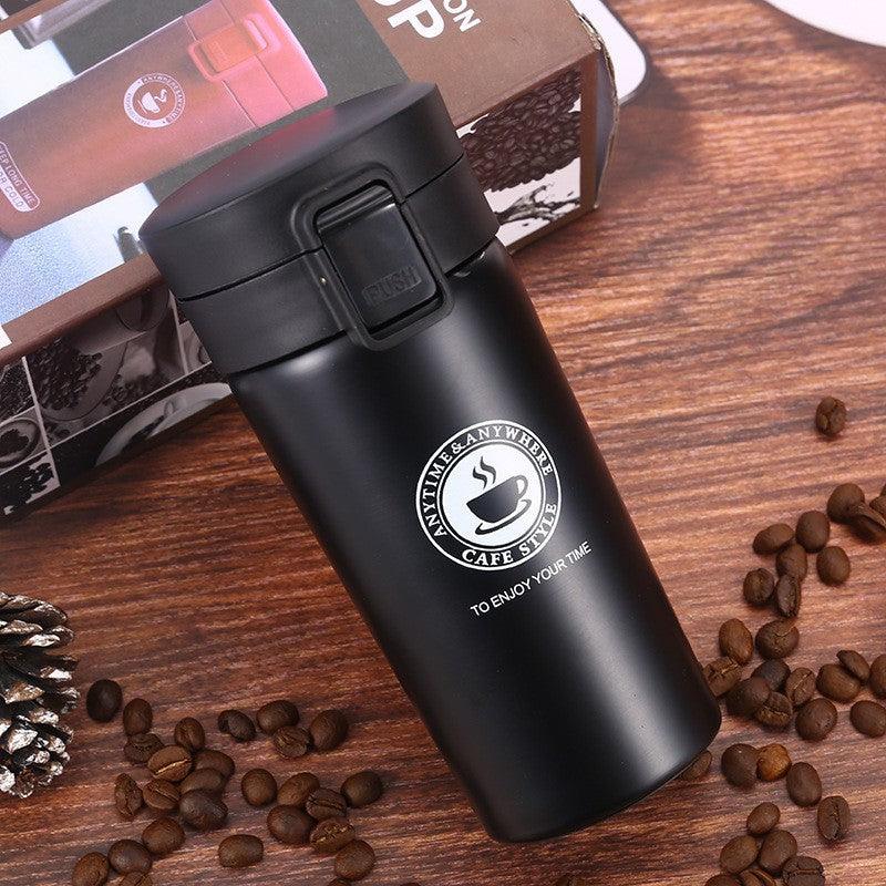 Smart Temperature Measuring Stainless Steel Coffee Cup Double-Layer Vacuum Insulation Cup - BUNNY BAZAR