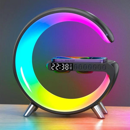 Bluetooth Speaker Ambient Light With Wireless Charging 360 Panoramic Surround Sound Smart APP Control International Version - BUNNY BAZAR