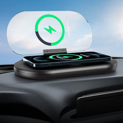 Electric Car HUD Auto Wireless Charging Head-Up Display Car HD Mobile Phone Navigation Projector Winshield Speedometer Accossorriess - BUNNY BAZAR