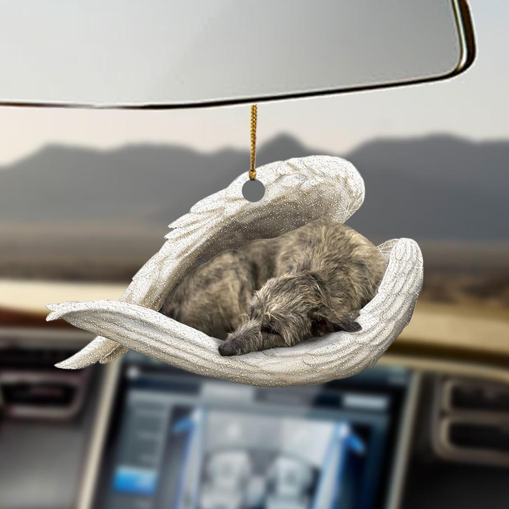 Angel Pet Dog Car Rearview Mirror Decoration Pendant Acrylic Flat Backpack Accessories - BUNNY BAZAR