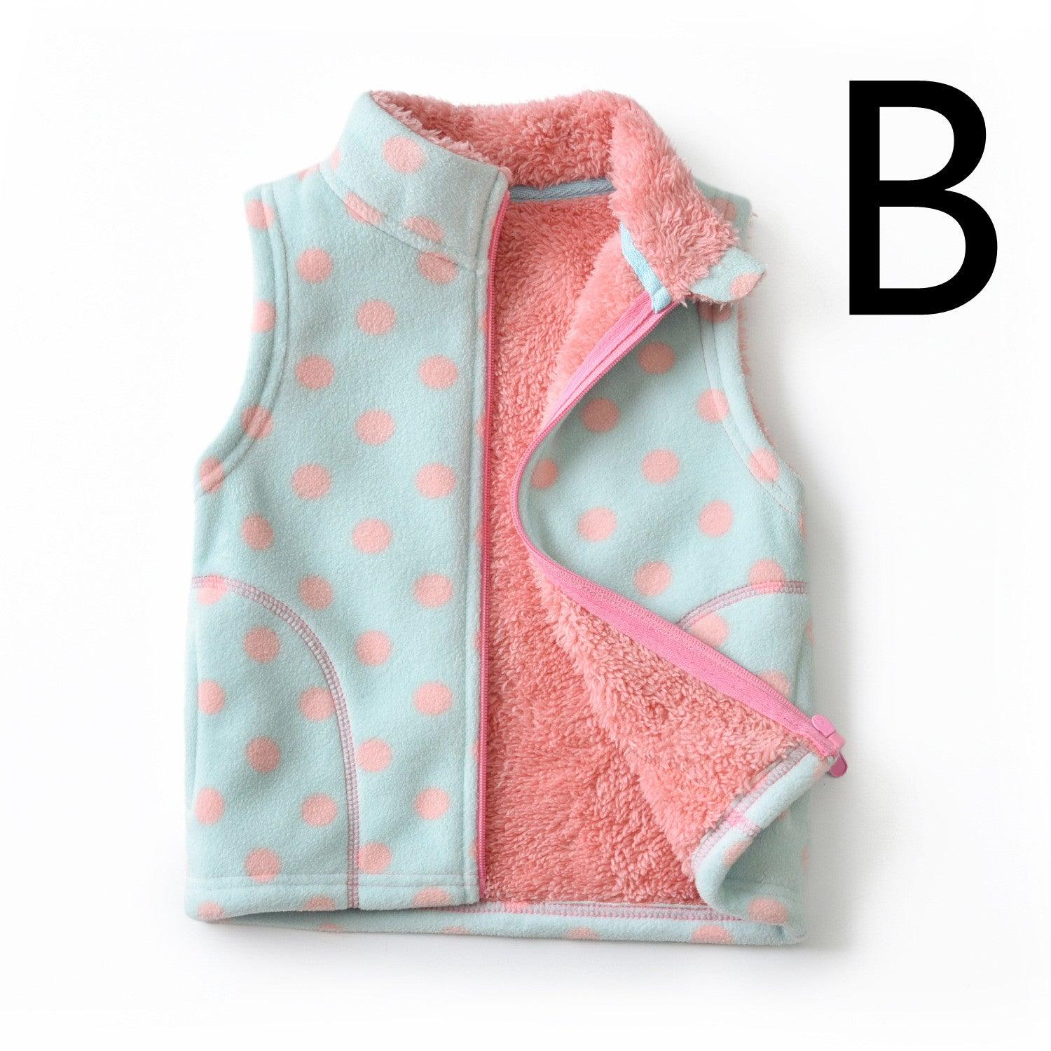 Plus Velvet Thickening Comfortable Warm Fleece Vest - BUNNY BAZAR