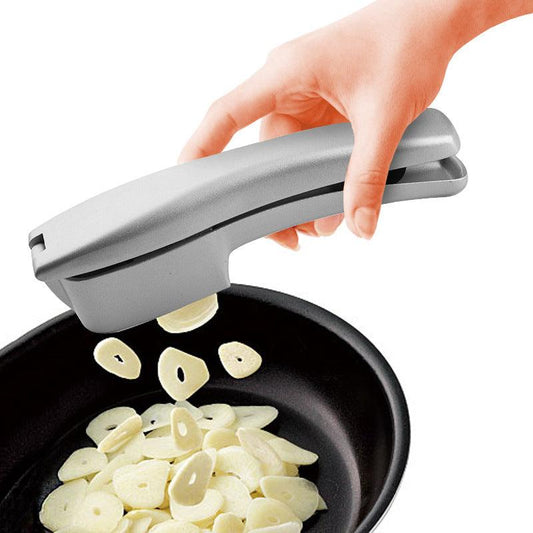 Kitchen Household Manual Garlic Press Aluminum Alloy - BUNNY BAZAR