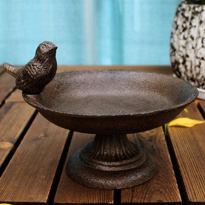 Cast Iron Craft Bird Decoration Storage Tray - BUNNY BAZAR