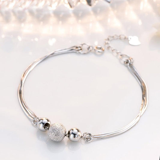 Frosty Wind Bracelet Women Sterling Silver - BUNNY BAZAR