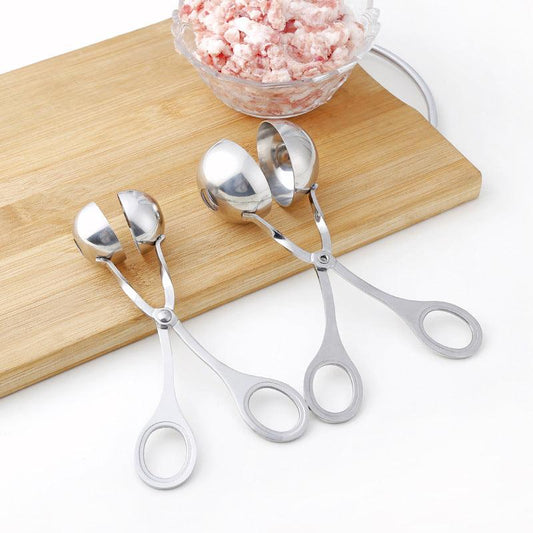 Food Clip Kitchen Creative Stainless Steel Meatball Maker - BUNNY BAZAR