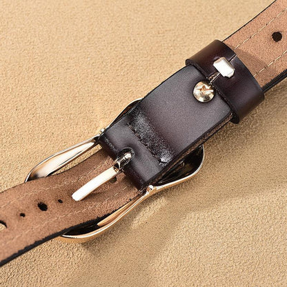 Women's Fashion Versatile Leather Hollow Belt - BUNNY BAZAR