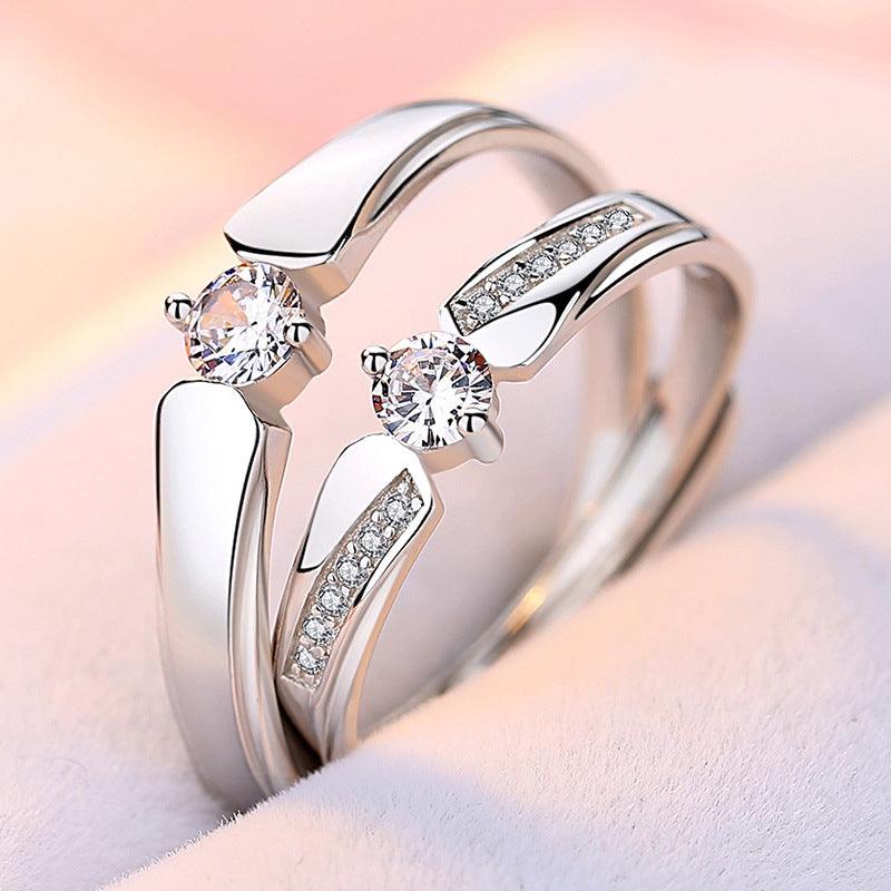 Couple Rings For Men And Women, A Pair Of Ring For Men And Women - BUNNY BAZAR