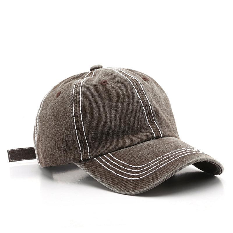 Washed And Distressed Light Board Baseball Cap Fashion Trend - BUNNY BAZAR