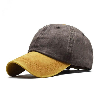 Pure Cotton Color Matching Sunshade Baseball Unisex Casual Sun Hat - BUNNY BAZAR