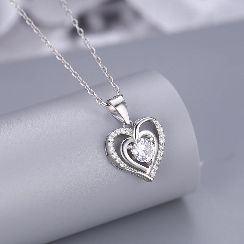 Heart Of The Sea Necklace For Women Clavicle Chain - BUNNY BAZAR