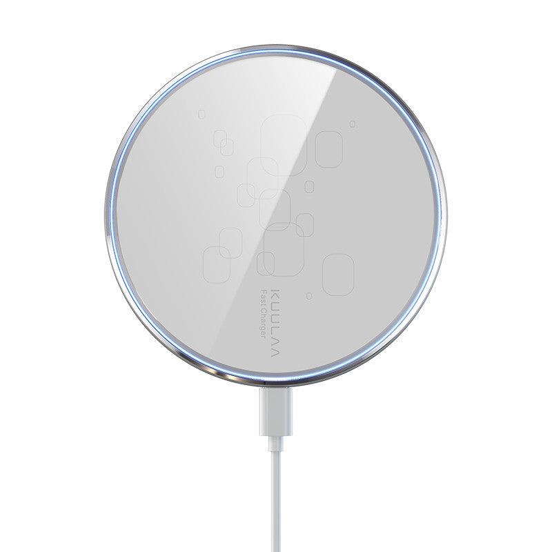 Desktop Disc Ultra-thin Fast Charge Mobile Phone Wireless Charger - BUNNY BAZAR