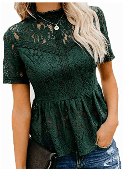 Summer Water-soluble Lace Temperament Crocheted Blouse Women - BUNNY BAZAR