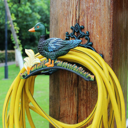 European Style Retro Cast Iron Wrought Iron Bird Garden Water Pipe Rack Garden - BUNNY BAZAR