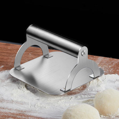 Manual Stainless Steel Meat Press Steak Burger Home - BUNNY BAZAR