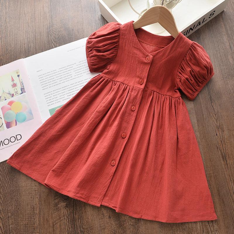 Summer Cute Princess Style Children's Dress With Embroidery Mesh - BUNNY BAZAR