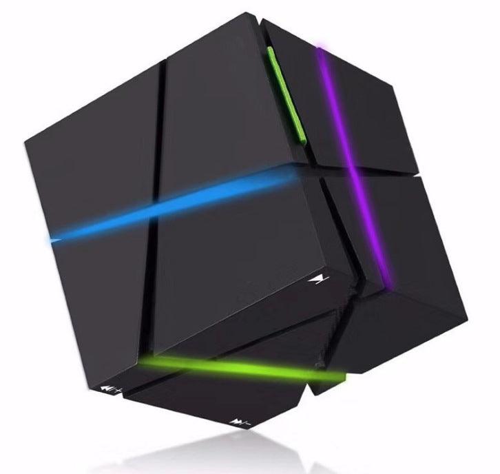 Cube Bluetooth Speaker Creative Colorful Lights Mobile Phone Subwoofer - BUNNY BAZAR