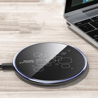 Desktop Disc Ultra-thin Fast Charge Mobile Phone Wireless Charger - BUNNY BAZAR