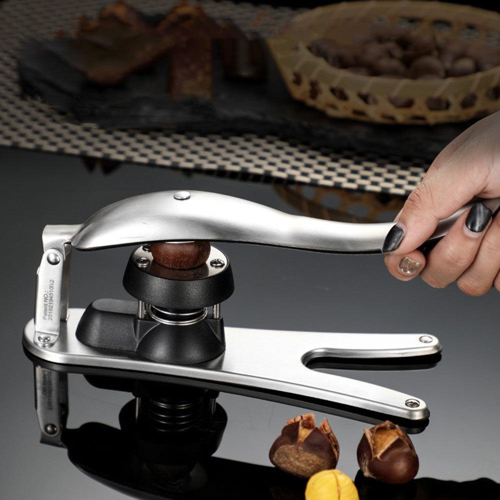 Stainless Steel Chestnut Clamp Multifunctional Nut Opening Device - BUNNY BAZAR