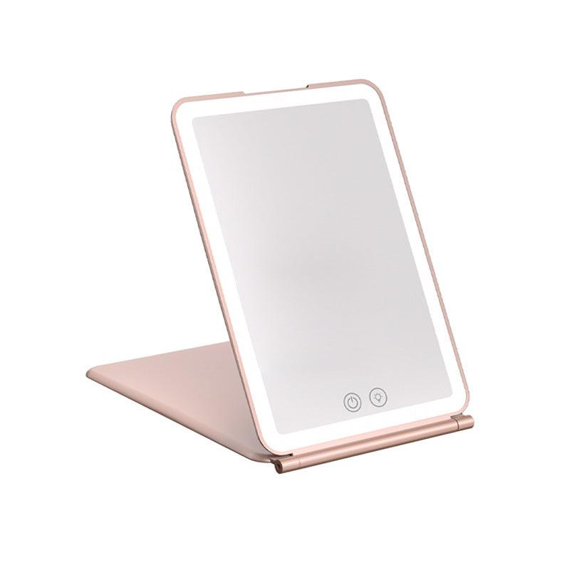 Rechargeable Clamshell Flat Mirror Portable - BUNNY BAZAR