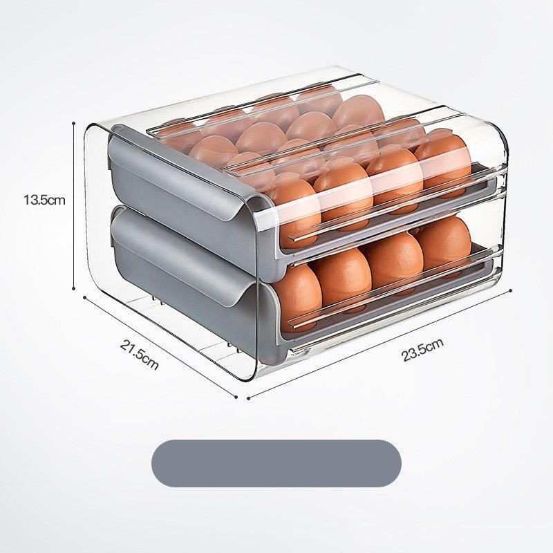 Egg Carton Drawer Type Fresh-keeping Storage Box - BUNNY BAZAR