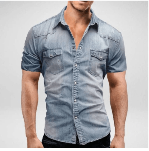 Men Shirt Brand Male Long Sleeve Shirts Casual Solid Slim Fit - BUNNY BAZAR