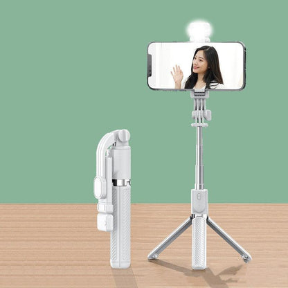 Integrated Selfie Stick Bluetooth Mobile Phone Live Streaming Stand - BUNNY BAZAR