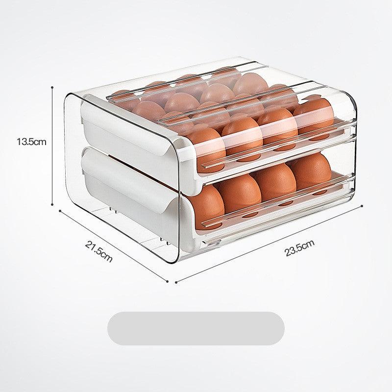 Egg Carton Drawer Type Fresh-keeping Storage Box - BUNNY BAZAR