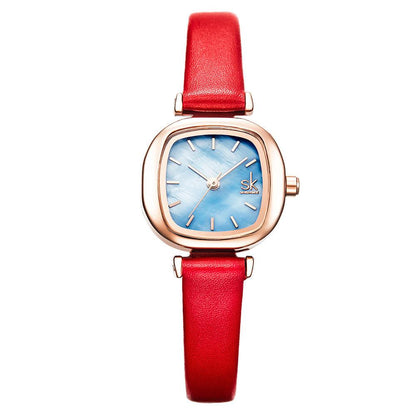 T-40 Square Waterproof Belt Quartz Women's Student Watch - BUNNY BAZAR