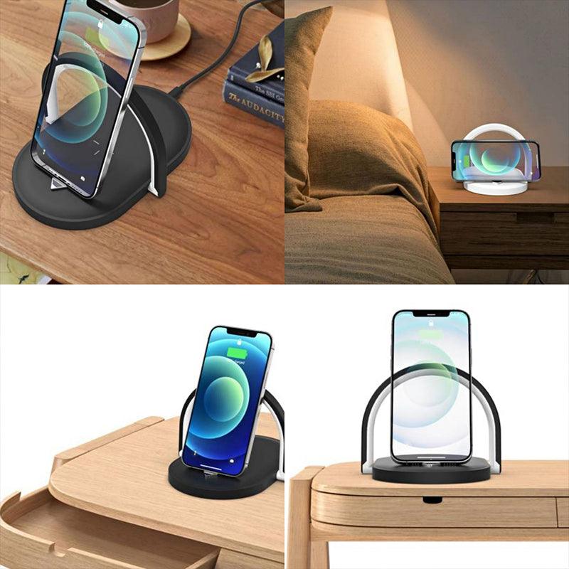 3 In 1 Foldable Wireless Charger With Night Light is a Multi-Functional Device - BUNNY BAZAR