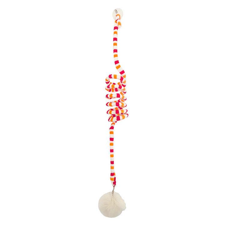 Kitten Spring Cat Toy Stick With Bell - BUNNY BAZAR