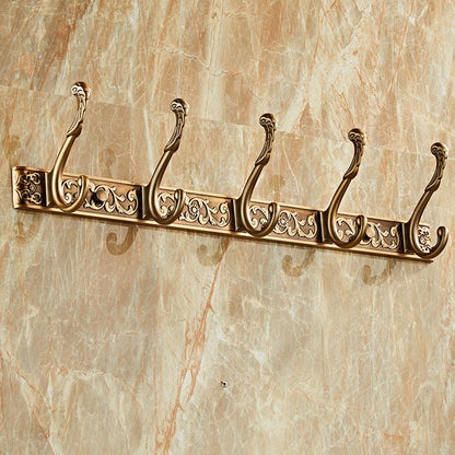 Punch-free Hook Door Behind The Door Hanger Hook Antique Row Hook Hanger Wall Hanging Retro Coat Hook Wall - BUNNY BAZAR