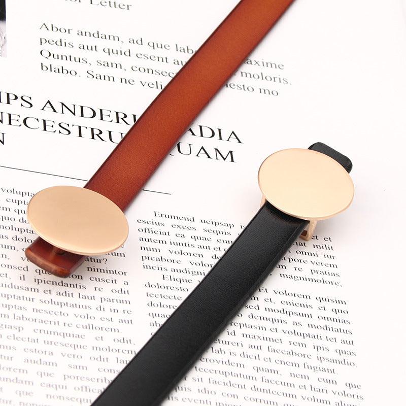 The New Women's Thin Belt Korean Version All-match - BUNNY BAZAR