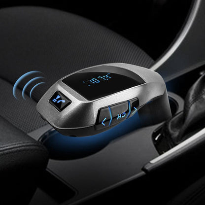 X5 Vehicular Bluetooth MP3 Player Blue Light Button And LED Display - BUNNY BAZAR