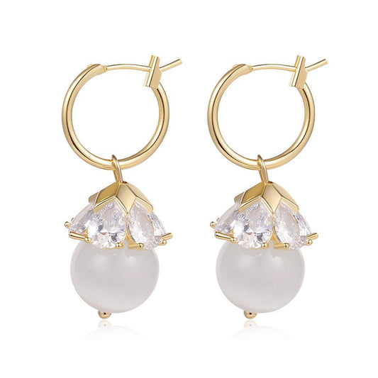 Opal Butterfly Stud Earrings Women - BUNNY BAZAR