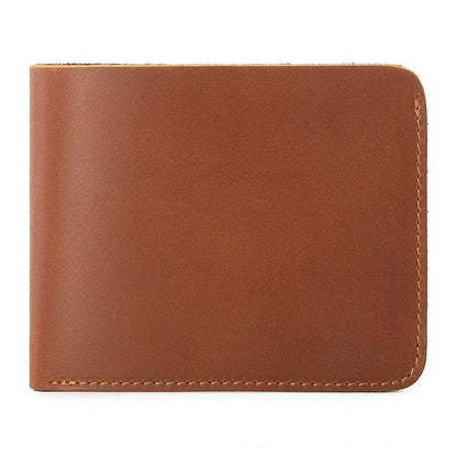 Men's New First Layer Cowhide Retro Wallet is Crafted From Genuine Leather - BUNNY BAZAR