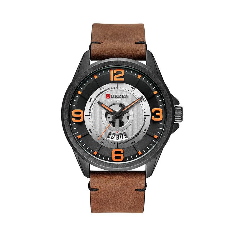 Mens Sports Casual Belt Pointer Stainless Steel Watch - BUNNY BAZAR