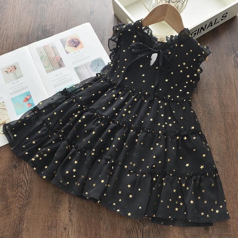 Summer Cute Princess Style Children's Dress With Embroidery Mesh - BUNNY BAZAR