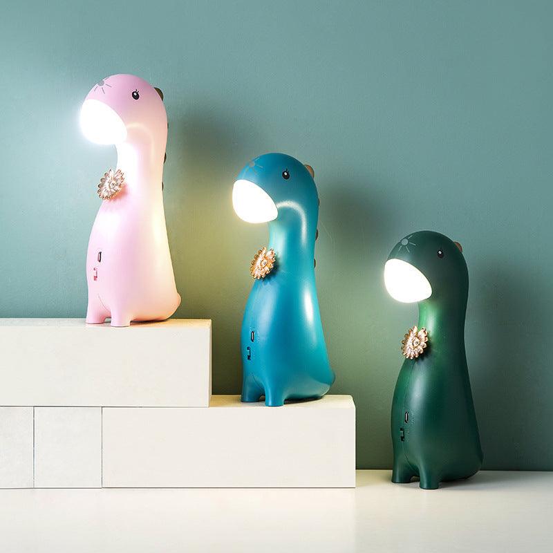 Cute Dinosaur LED Night Light ABS Pat Light Touch Control Night Light - BUNNY BAZAR