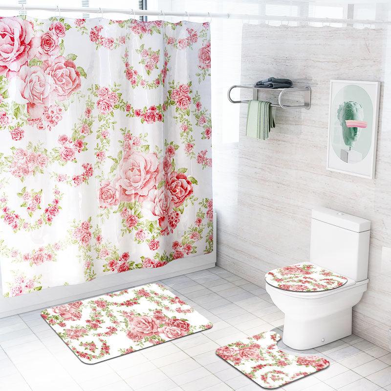 Daffodil Toilet Bathroom Shower Curtain Shower Partition - BUNNY BAZAR