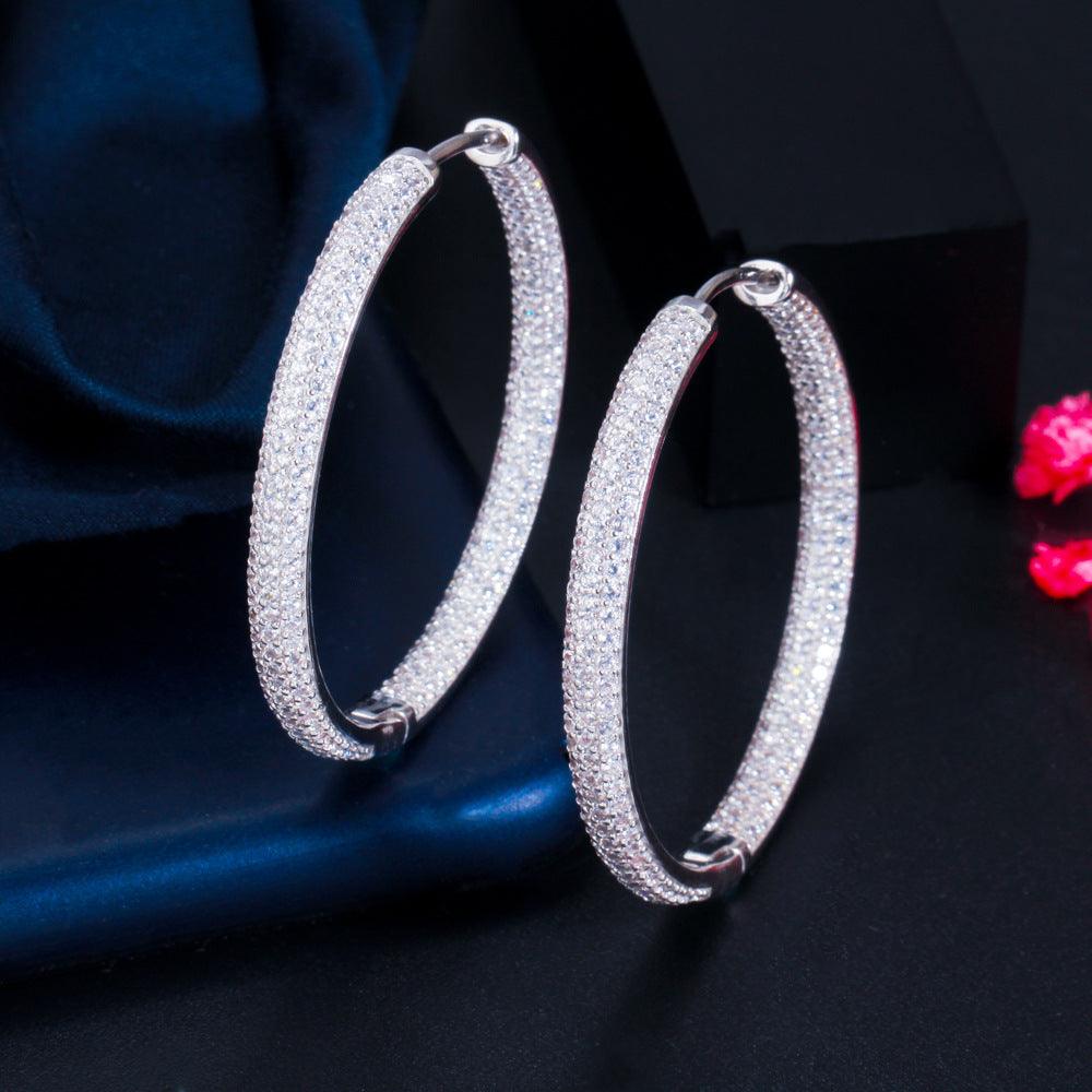 Style Earrings Are Crafted From 18K Gold And Plated With Sparkling Diamonds - BUNNY BAZAR