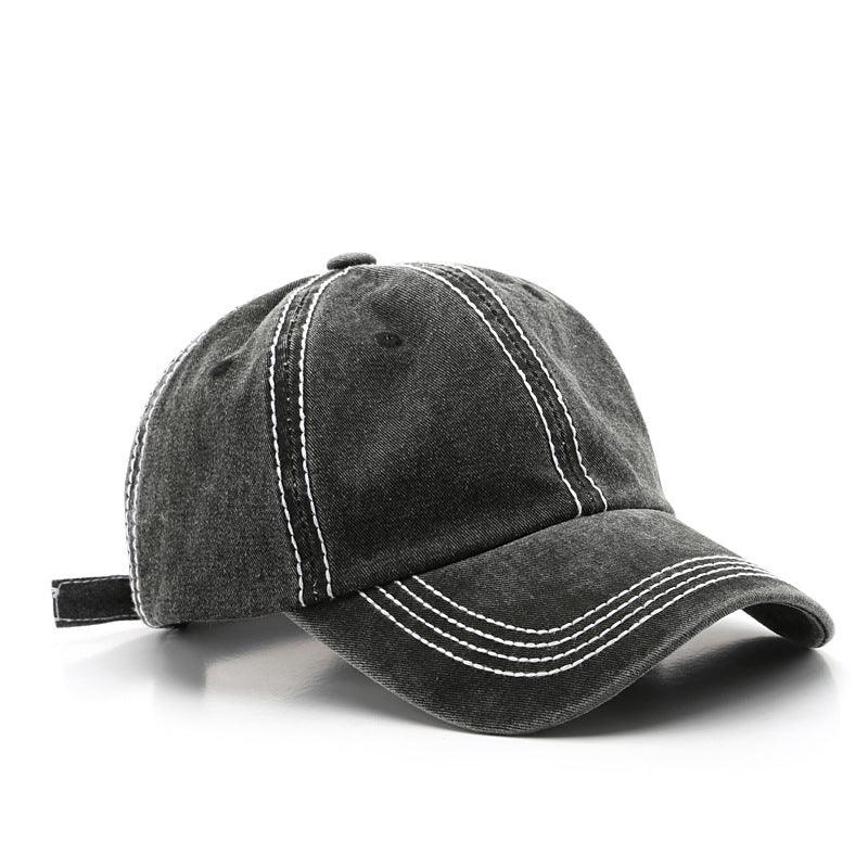 Washed And Distressed Light Board Baseball Cap Fashion Trend - BUNNY BAZAR