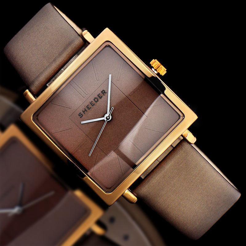 Watch WeChat Internet Celebrity Small Black Watch Retro Women's Quartz Watch Strap Small Square Watch - BUNNY BAZAR