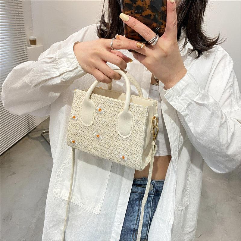 Straw Single Shoulder Messenger Women's Bag Shoulder Bag Women - BUNNY BAZAR